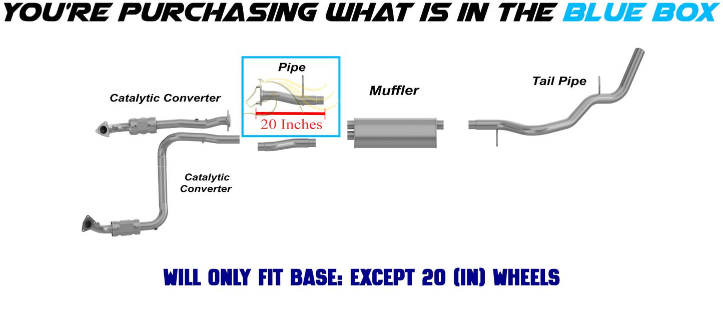 2002-2006 Cadillac Escalade 6.0L Exhaust Pipe | Passenger-side