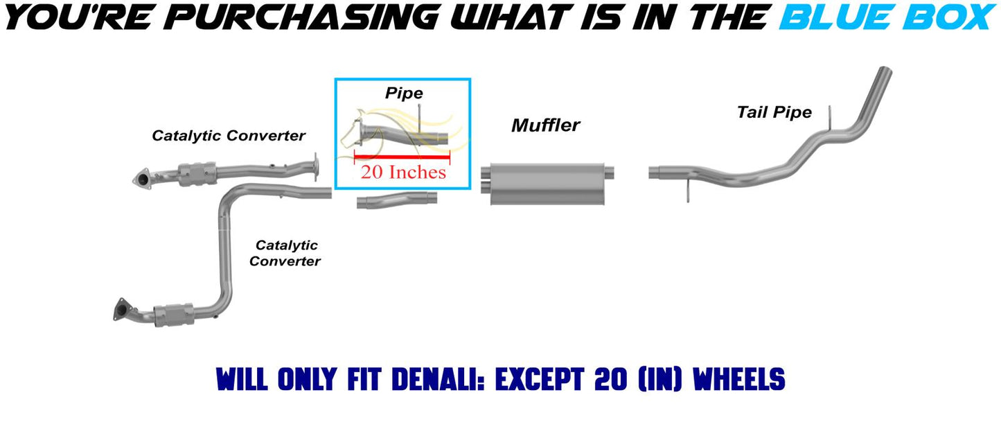 2001-2006 GMC Yukon 6.0L Exhaust Pipe | Passenger-side
