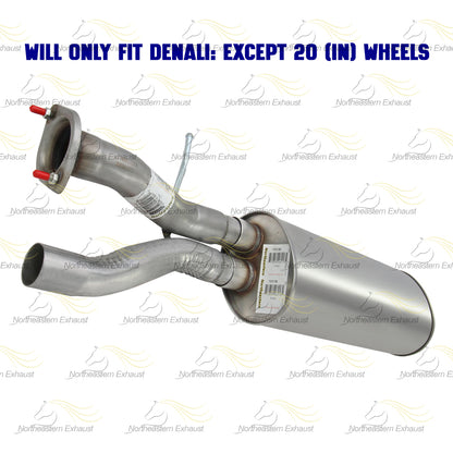 2001-2006 GMC Yukon 6.0L Pair of Exhaust Pipe and Muffler