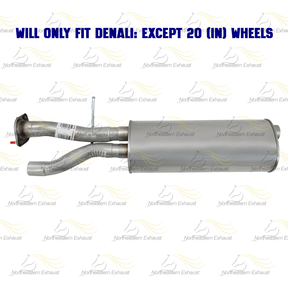 2001-2006 GMC Yukon 6.0L Pair of Exhaust Pipe and Muffler