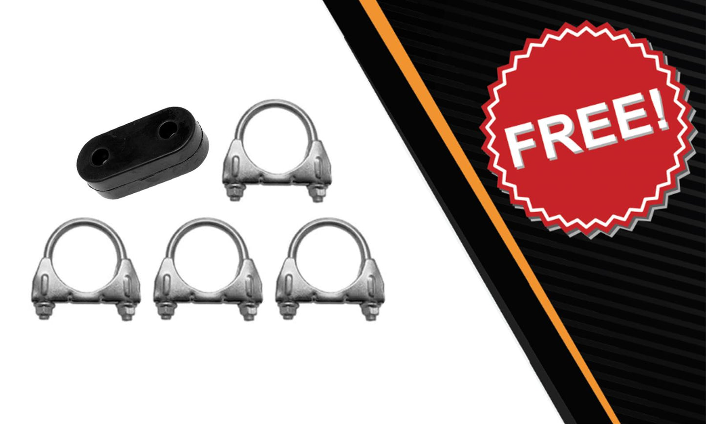 2001-2006 GMC Yukon 6.0L Pair of Exhaust Pipe and Muffler