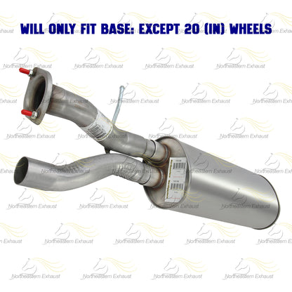 2002-2006 Cadillac Escalade 6.0L Pair of Exhaust Pipe and Muffler