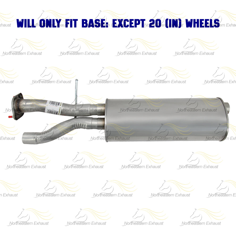 2002-2006 Cadillac Escalade 6.0L Pair of Exhaust Pipe and Muffler