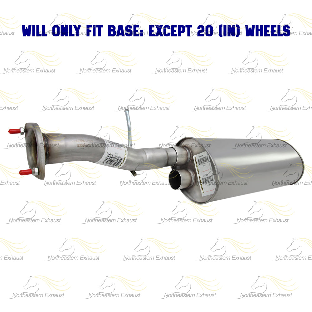 2002-2006 Cadillac Escalade 6.0L Passenger-side Exhaust Pipe and Muffler