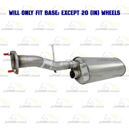 2002-2006 Cadillac Escalade 6.0L Passenger-side Exhaust Pipe and Muffler