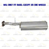 2002-2006 Cadillac Escalade 6.0L Passenger-side Exhaust Pipe and Muffler