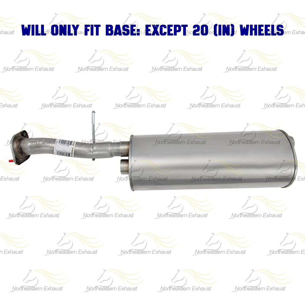 2002-2006 Cadillac Escalade 6.0L Passenger-side Exhaust Pipe and Muffler