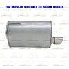 2008-2011 Subaru Impreza 2.5L Exhaust Muffler with Tip | Driver-side