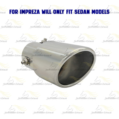 2008-2011 Subaru Impreza 2.5L Exhaust Muffler with Tip | Driver-side