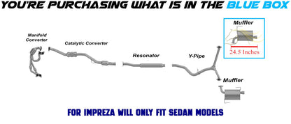 2008-2011 Subaru Impreza 2.5L Exhaust Muffler with Tip | Passenger-side