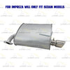 2008-2011 Subaru Impreza 2.5L Exhaust Muffler with Tip | Passenger-side
