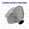 2008-2011 Subaru Impreza 2.5L Exhaust Muffler with Tip | Passenger-side