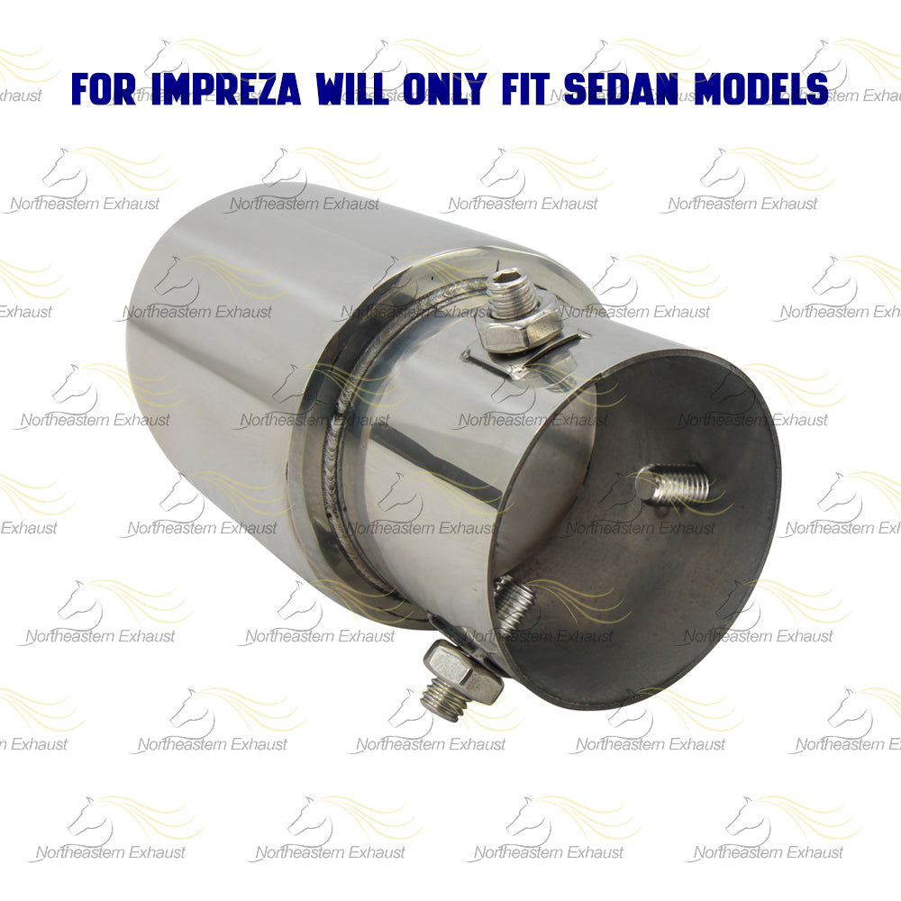 2008-2011 Subaru Impreza 2.5L Exhaust Muffler with Tip | Passenger-side