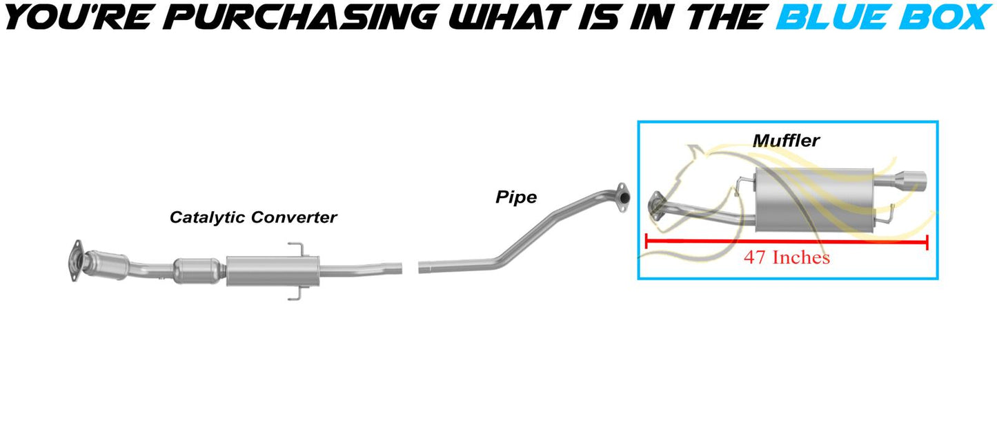 2014-2019 Toyota Corolla 1.8L Exhaust Muffler | Rear