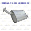 2010-2011 Toyota Camry 2.5L Exhaust Muffler | Driver-side