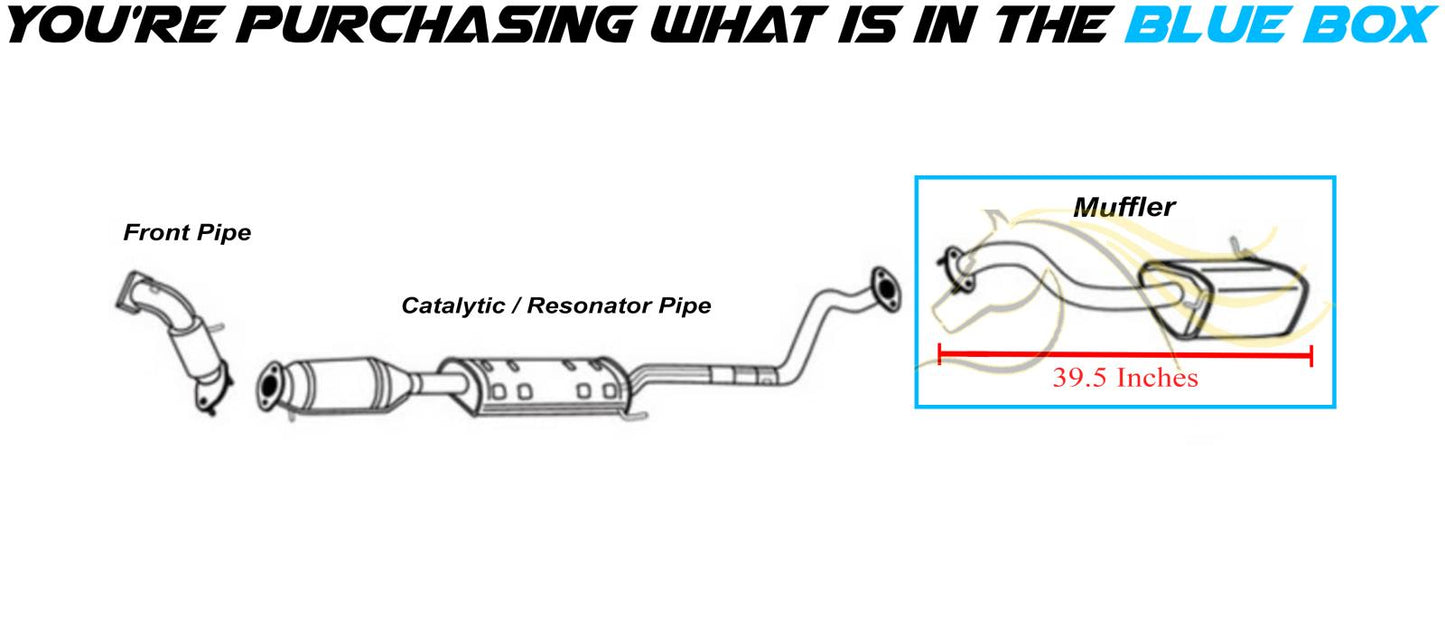 2014-2016 Hyundai Elantra 2.0L Exhaust Muffler | Rear