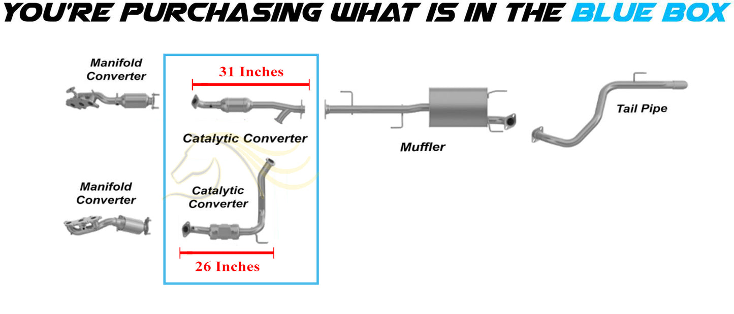 2003-2012 Toyota 4Runner 4.0L Rear Catalytic Converter | Pair | EPA