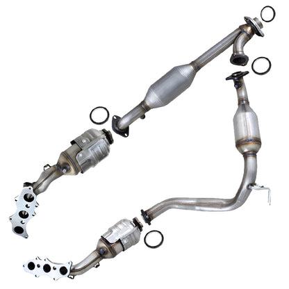 2010-2012 Toyota FJ Cruiser 4.0L Front Manifold and Rear Catalytic | Pair | EPA