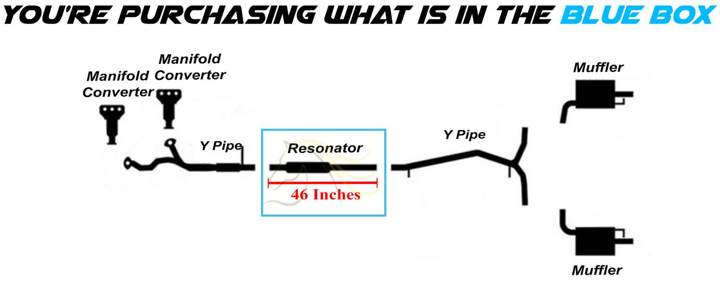 2013-2019 Ford Flex 3.5L Exhaust Resonator Pipe