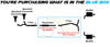 2013-2019 Ford Flex 3.5L Exhaust Resonator with Y Pipe