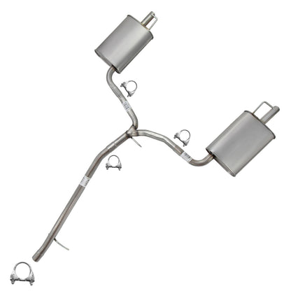 2013-2019 Ford Flex 3.5L Exhaust Y Pipe and Pair of Muffler