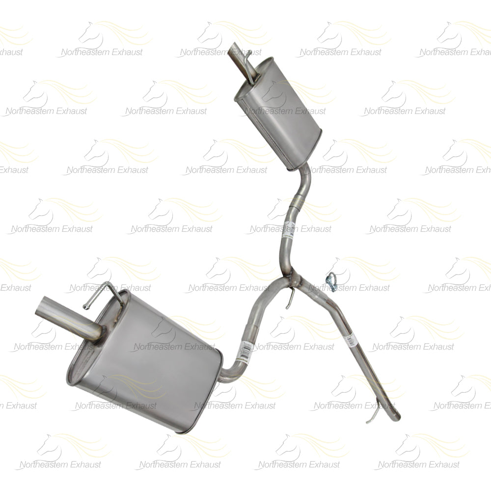 2013-2019 Ford Flex 3.5L Exhaust Y Pipe and Pair of Muffler