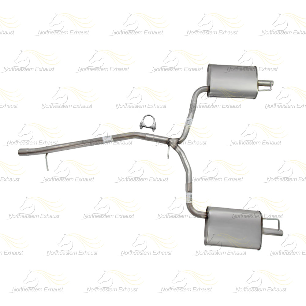 2013-2019 Ford Flex 3.5L Exhaust Y Pipe and Pair of Muffler