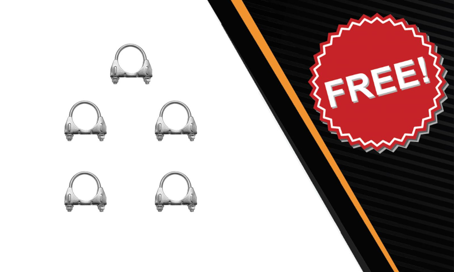 2013-2019 Ford Flex 3.5L Exhaust Resonator Y Pipe and Pair of Muffler