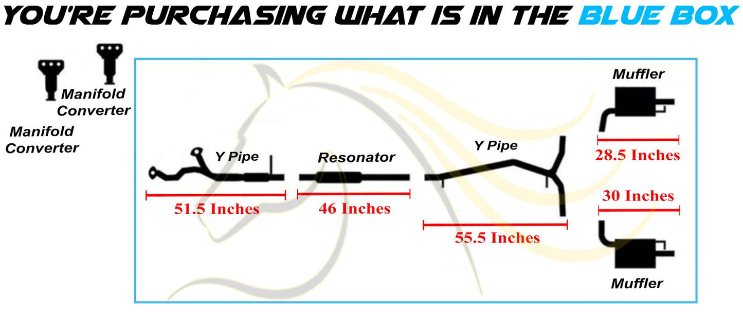2013-2019 Ford Flex 3.5L Cat-back Exhaust System Kit