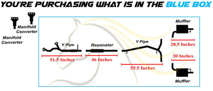 2013-2019 Ford Flex 3.5L Cat-back Exhaust System Kit