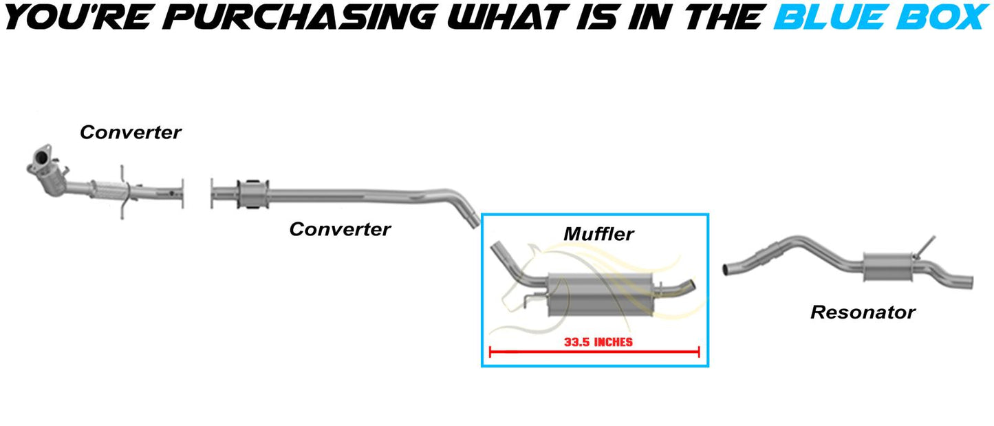 2010-2013 Ford Transit Connect 2.0L Exhaust Muffler