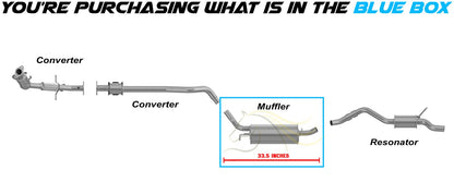2010-2013 Ford Transit Connect 2.0L Exhaust Muffler