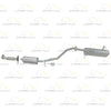 2012-2013 Kia Soul 2.0L Exhaust Pipe, Resonator and Muffler