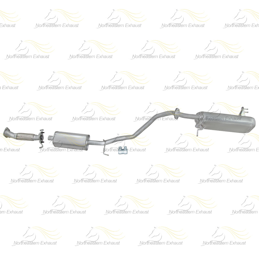 2012-2013 Kia Soul 2.0L Exhaust Pipe, Resonator and Muffler