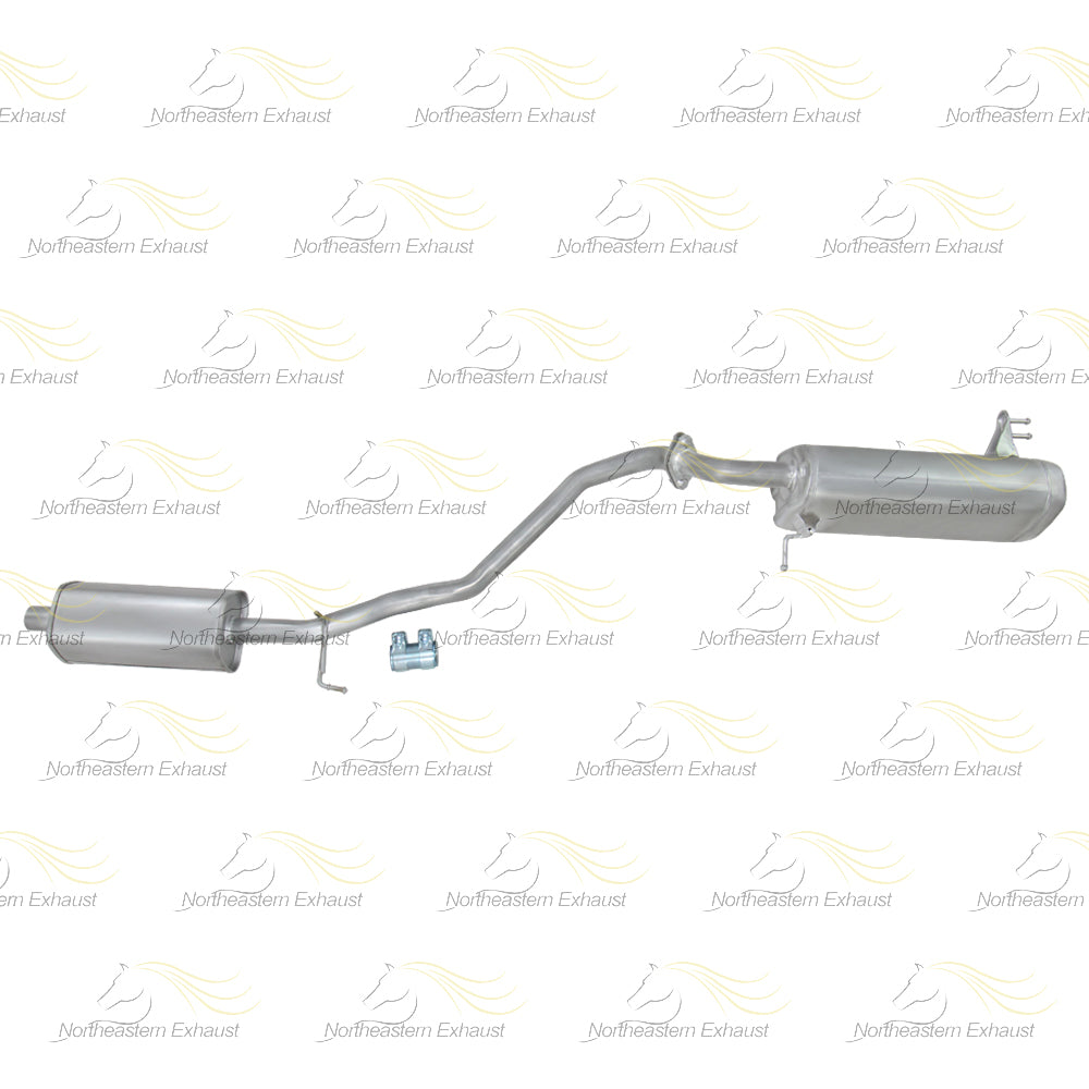 2012-2013 Kia Soul 2.0L Exhaust Pipe, Resonator and Muffler