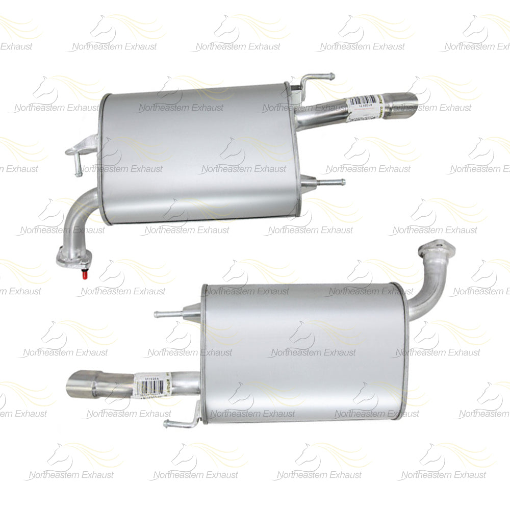 2005-2012 Toyota Avalon 3.5L Exhaust Resonator Pipe and Pair of Muffler