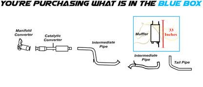 2010-2013 Mazda 3 2.0L Exhaust Muffler