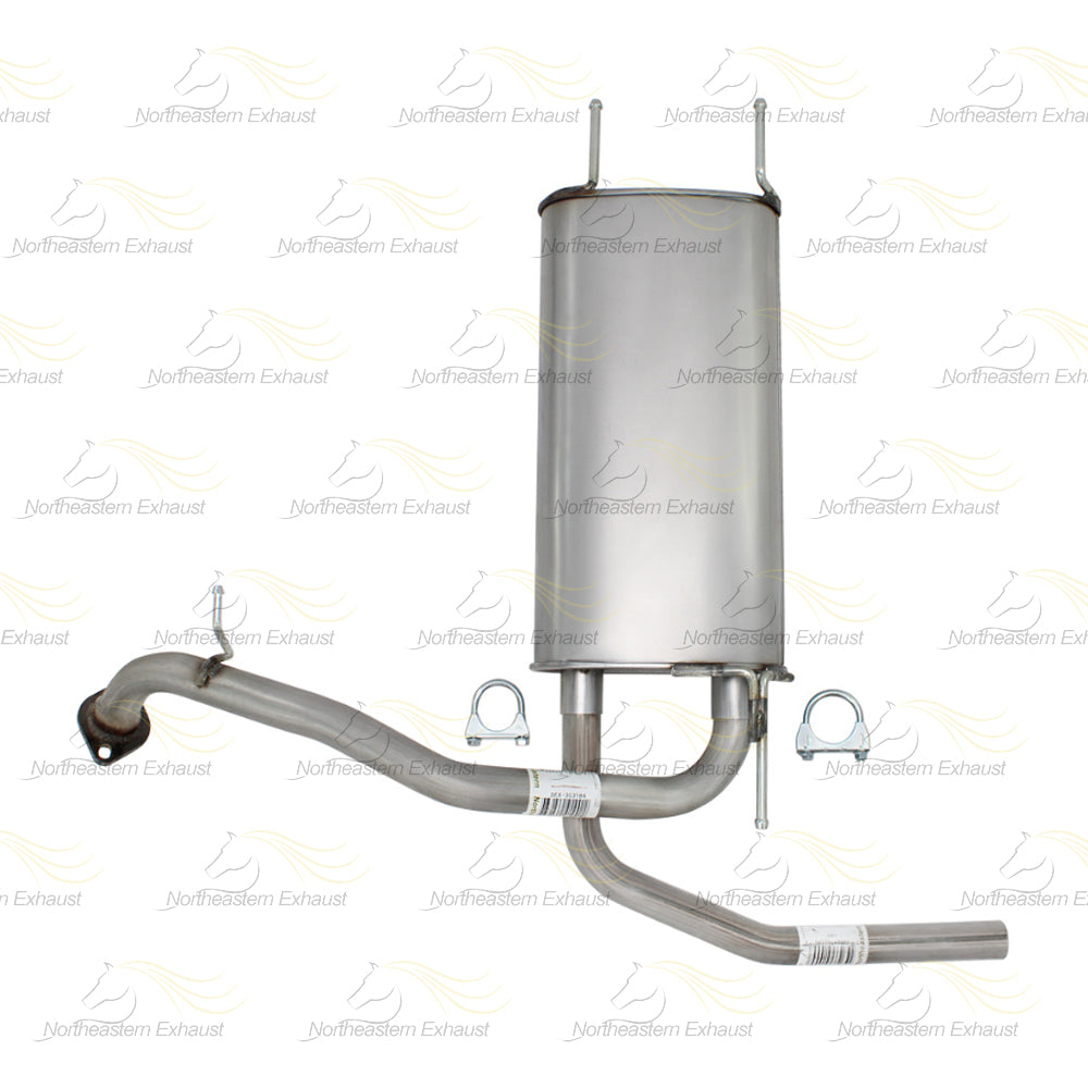 2010-2013 Mazda 3 2.0L Exhaust Intermediate Pipe, Muffler and Tail Pipe