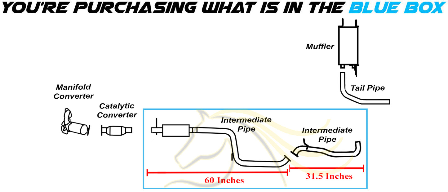 2010-2012 Mazda 3 2.5L Exhaust Pipes | Front & Rear