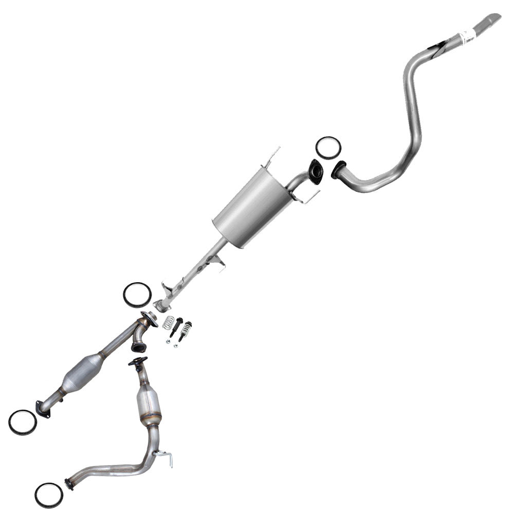 2007-2012 Toyota FJ Cruiser 4.0L Exhaust System Kit with Catalytic