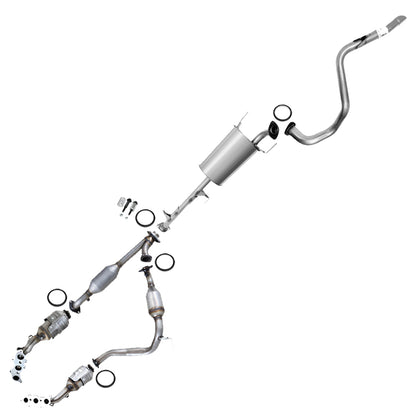 2010-2012 Toyota FJ Cruiser 4.0L Complete Exhaust System Kit with Catalytic