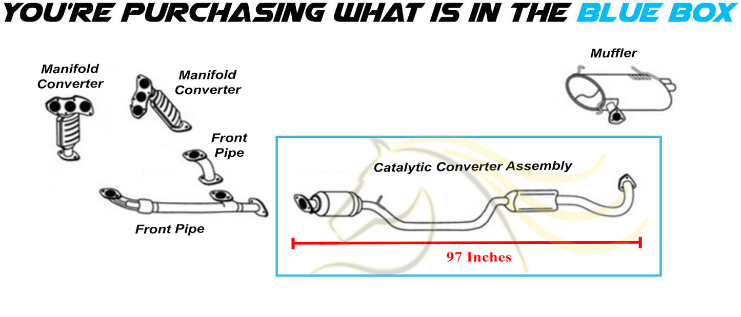 2016-2020 Mitsubishi Outlander 3.0L Exhaust Catalytic Converter with Resonator | EPA