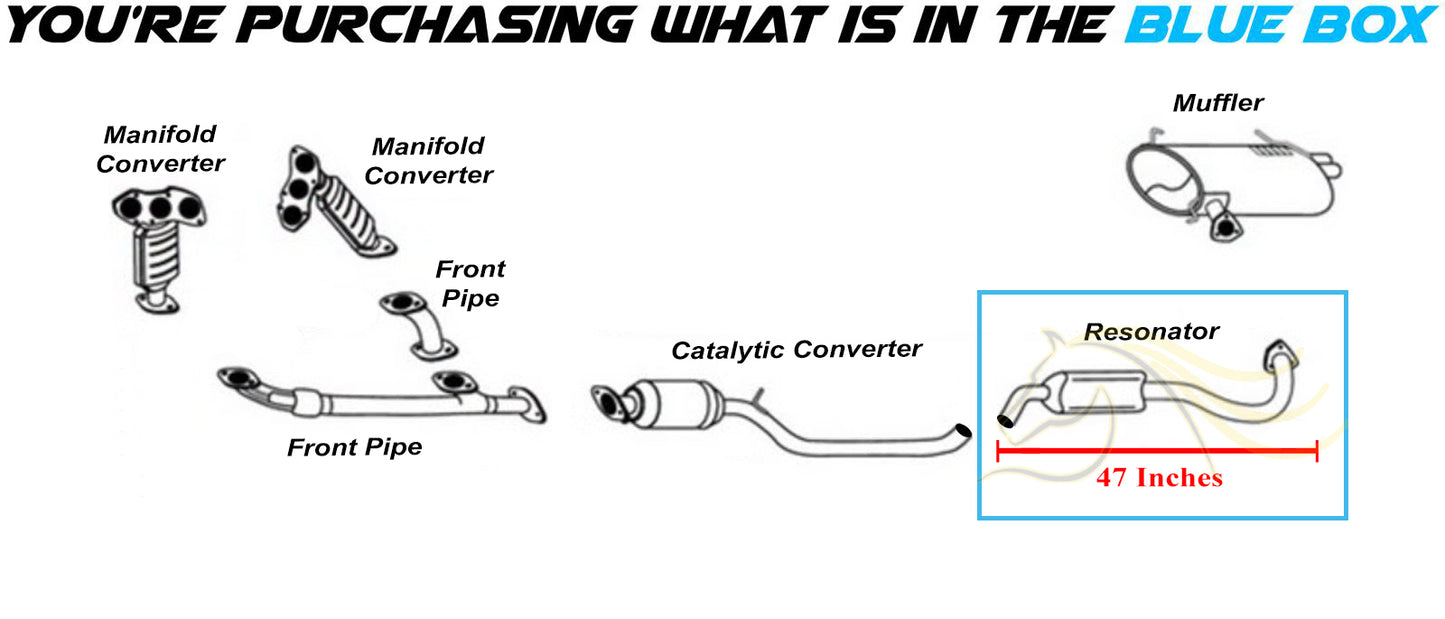 2016-2020 Mitsubishi Outlander 3.0L Exhaust Resonator Pipe