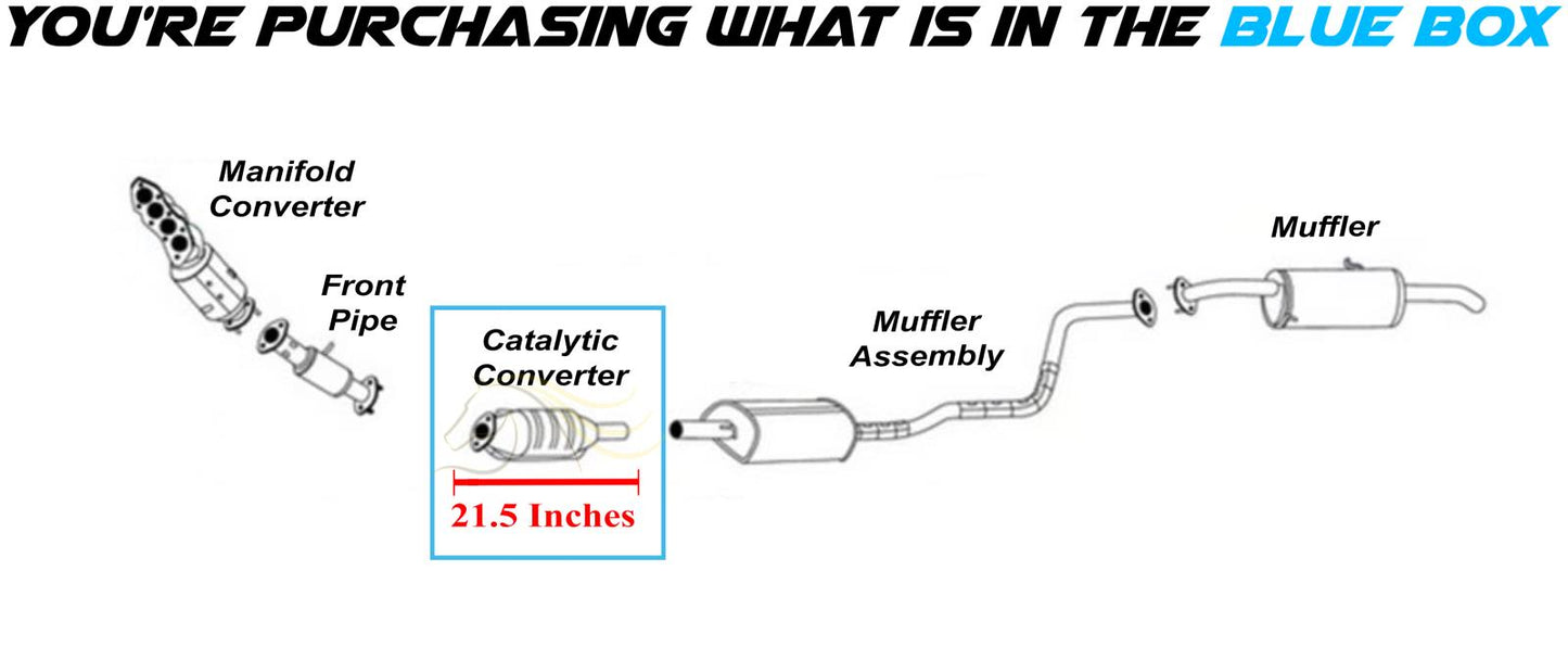 2014-2016 Hyundai Elantra & 2014 Elantra Coupe 2.0L Exhaust Catalytic Converter | EPA