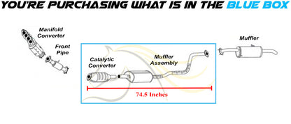 2014-2018 Kia Soul 2.0L Exhaust Catalytic Converter with Muffler | EPA