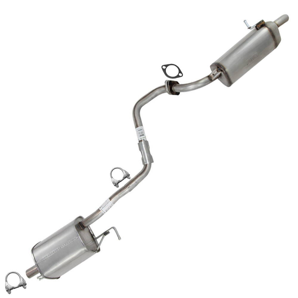 2014-2019 Kia Soul 2.0L Exhaust Muffler | Center & Rear