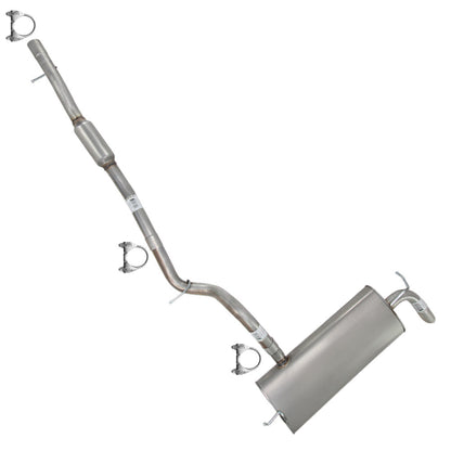 2012-2017 Jeep Wrangler 3.6L Exhaust Resonator Pipe and Muffler