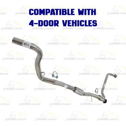 2012-2015 Jeep Wrangler 3.6L Exhaust Y Pipe and Resonator
