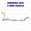 2012-2015 Jeep Wrangler 3.6L Exhaust Y Pipe and Resonator