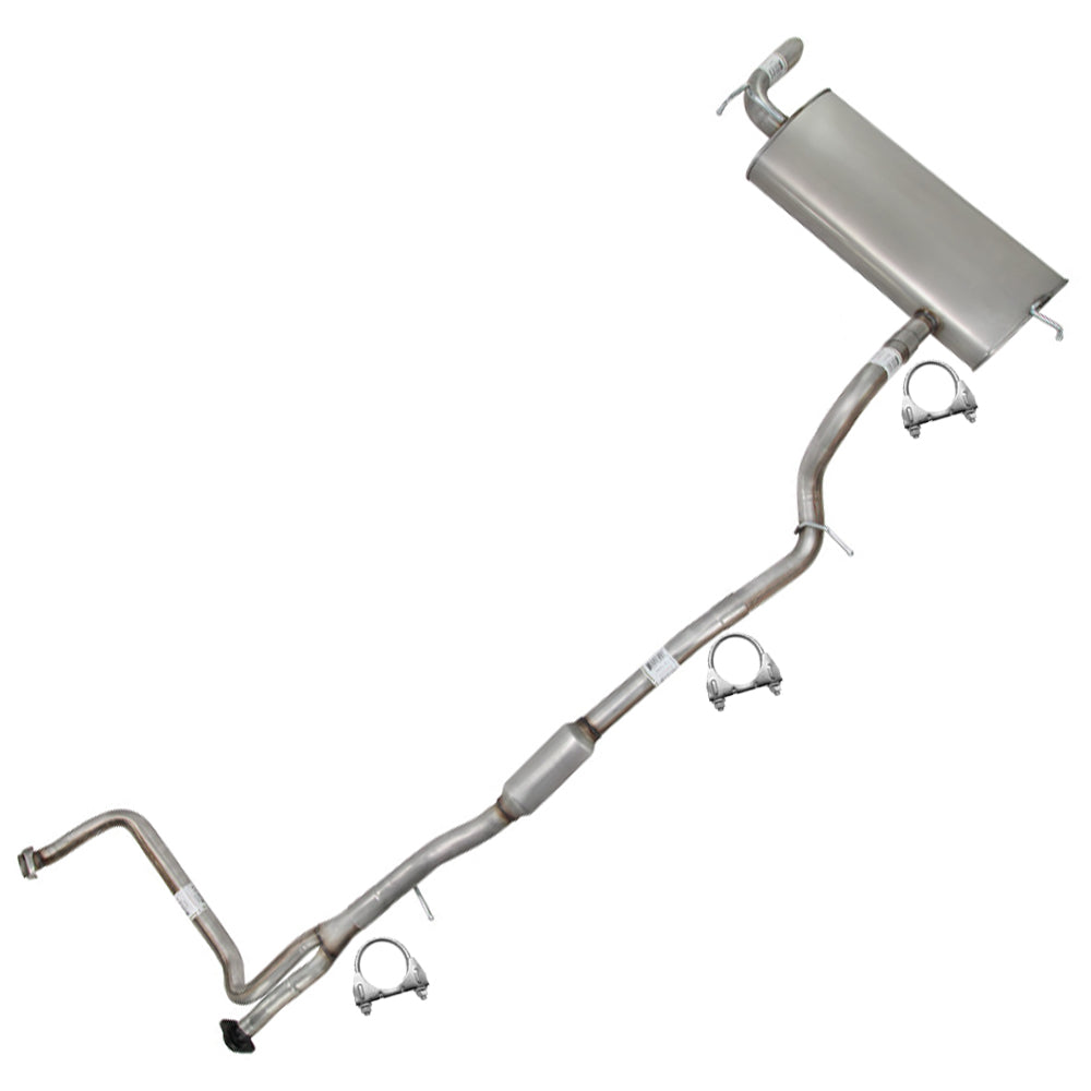 2012-2015 Jeep Wrangler 3.6L Exhaust Y Pipe, Resonator and Muffler